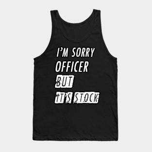 It's Stock (Black) Tank Top